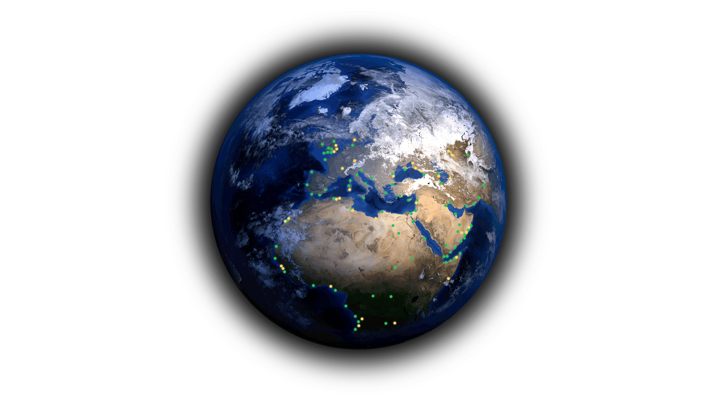 Earth globe